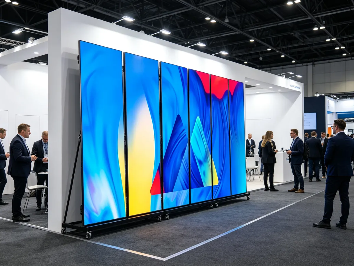 LED poster display exhibition event advertising