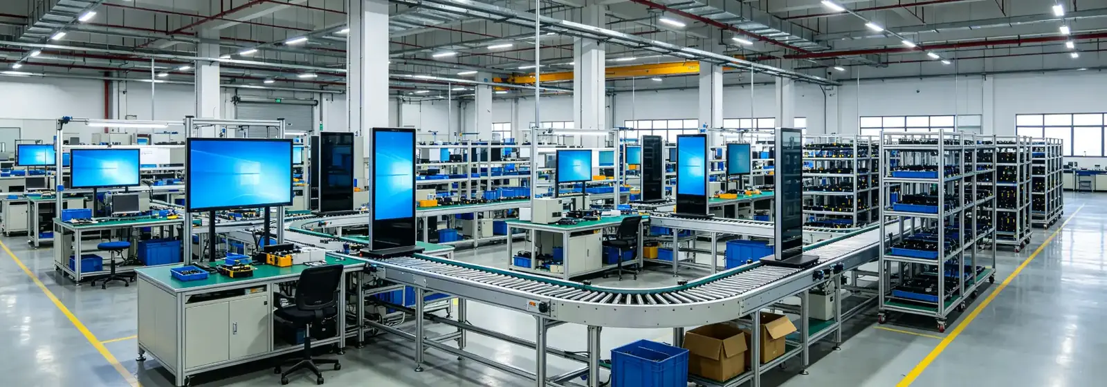 OEM ODM outdoor digital signage manufacturing process from design to mass production