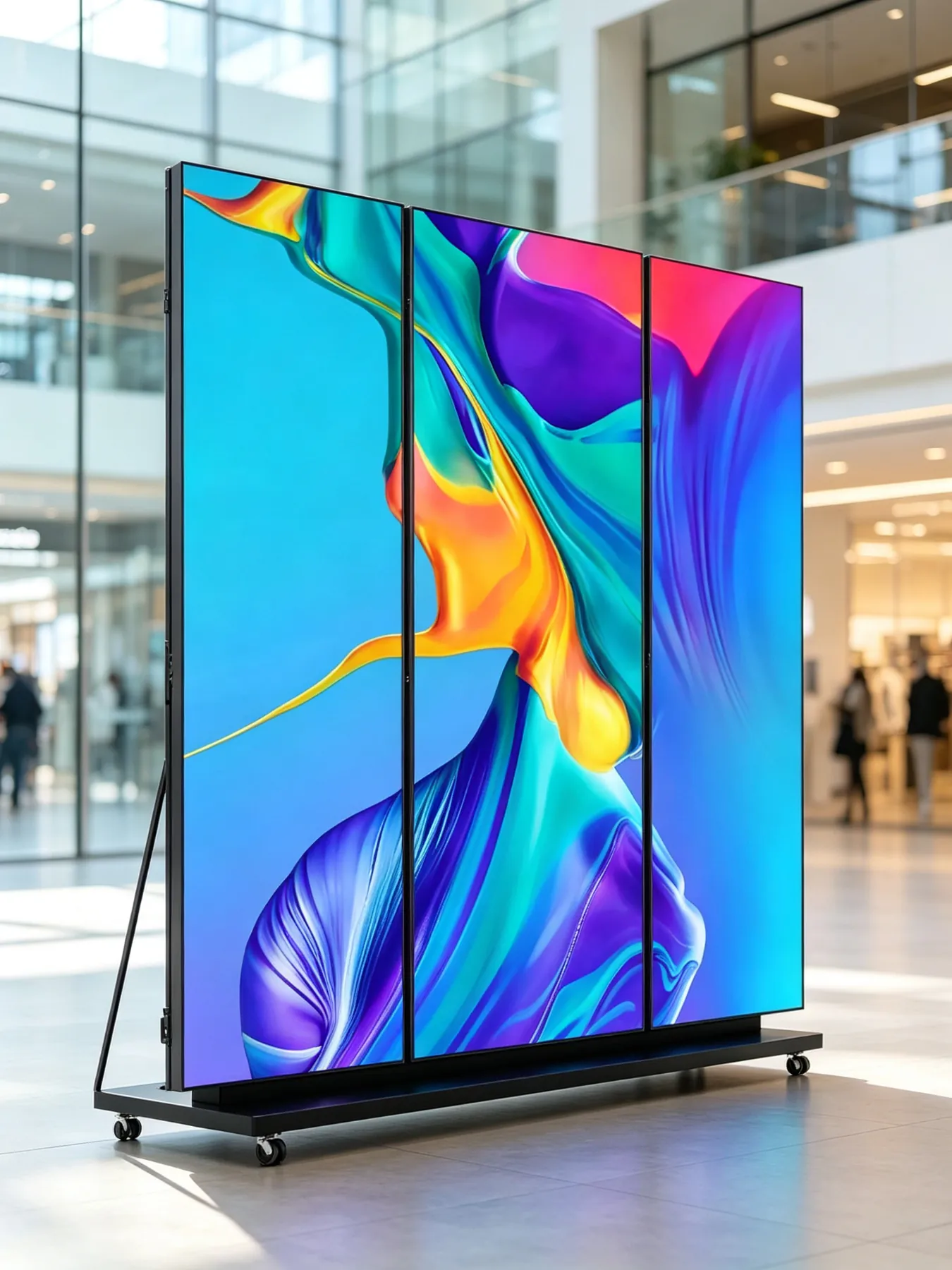 Qtenboard LED poster splicing wall commercial space