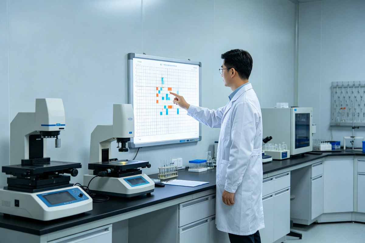 Touch accuracy and aging test quality control for interactive whiteboard