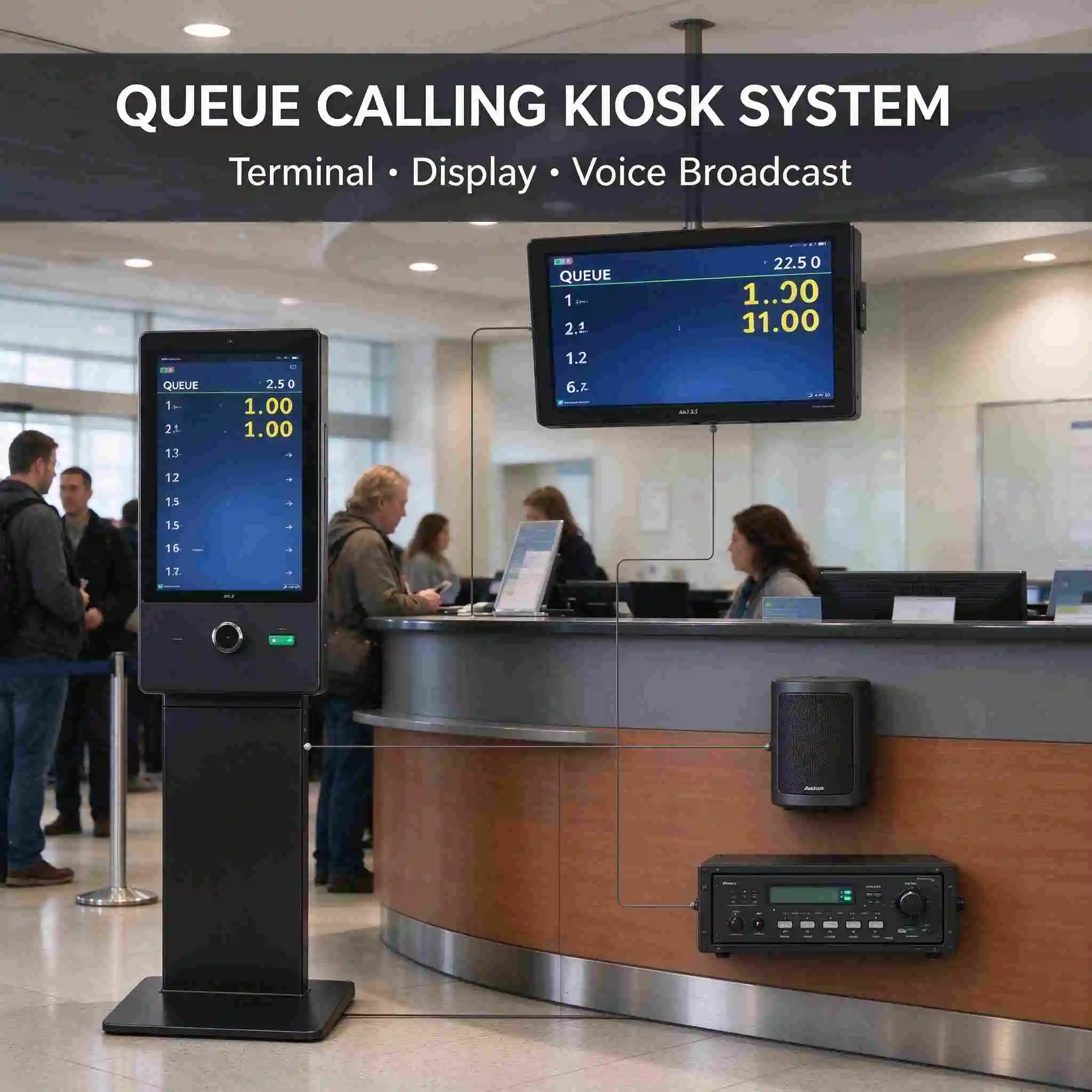 Queue Calling Kiosk for Government Service Center Deployment Best Practices & Asian Project References