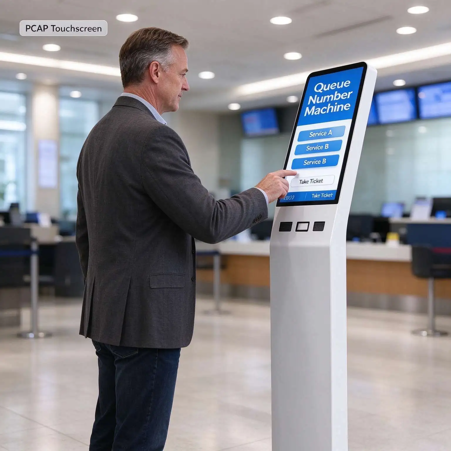 Queue Kiosk Software Customization LCD Kiosk Functions & Scope