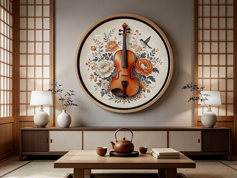Round LCD display for restaurants