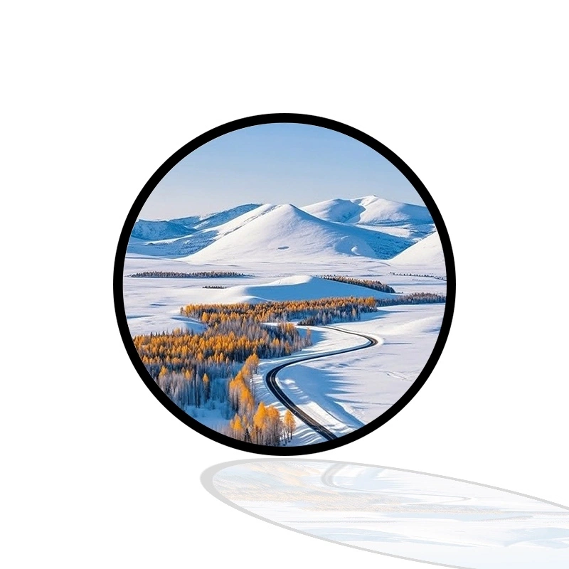 Qtenboard Round LCD Display Circular Touch Screen Digital Signage for Commercial Use