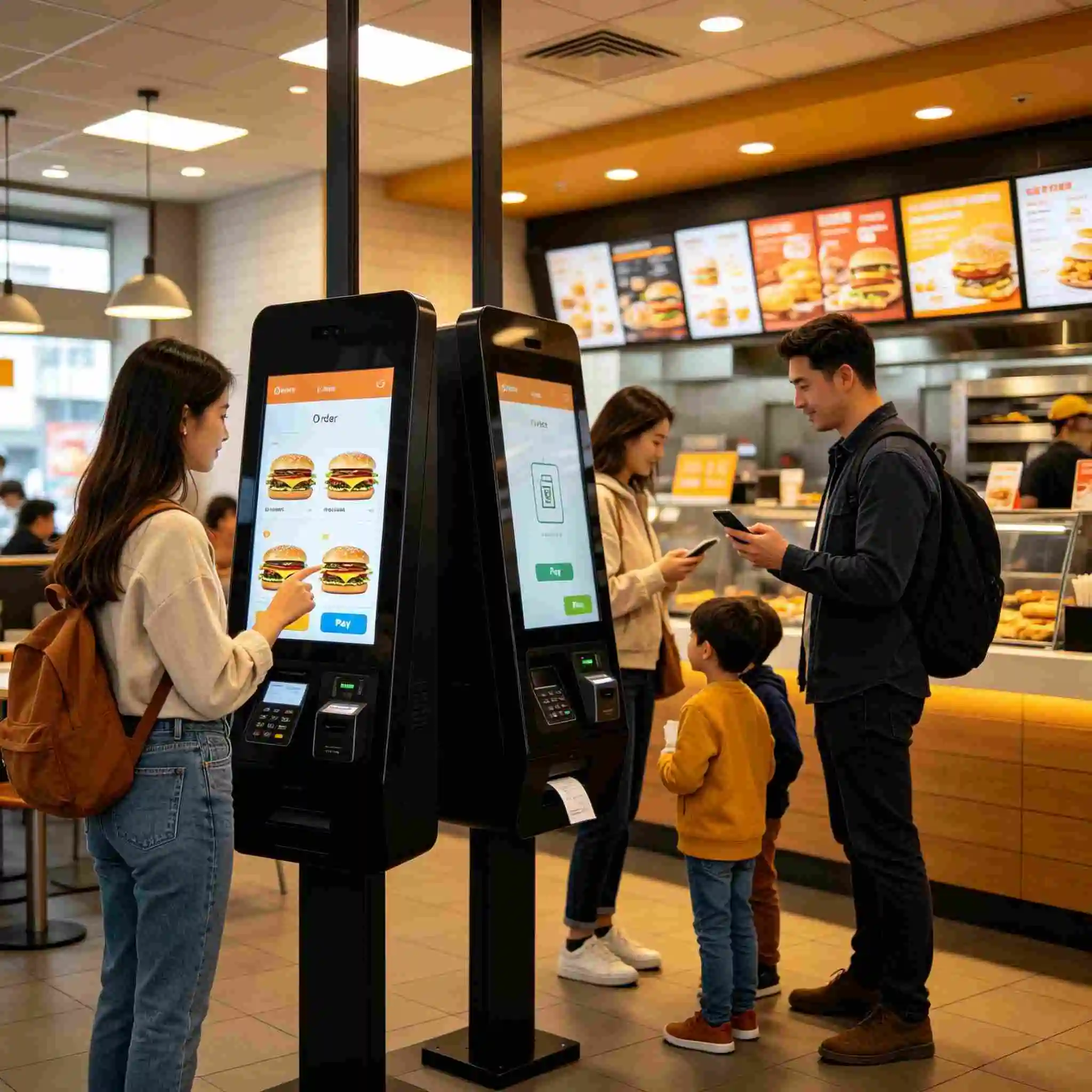 QSR Fast Food Self-Service Kiosk Guide: ROI, Benefits & US Case Study