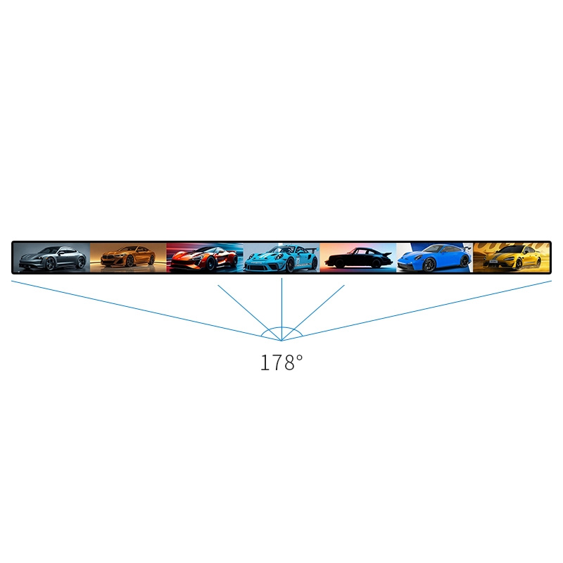 Qtenboard 178 degree wide angle IPS screen display effect
