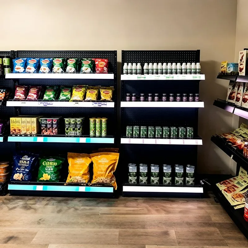 Qtenboard Convenience store shelf screen application scenario
