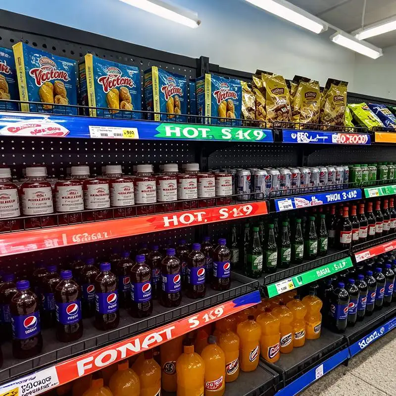 Qtenboard Retail store product promotion screen scenario