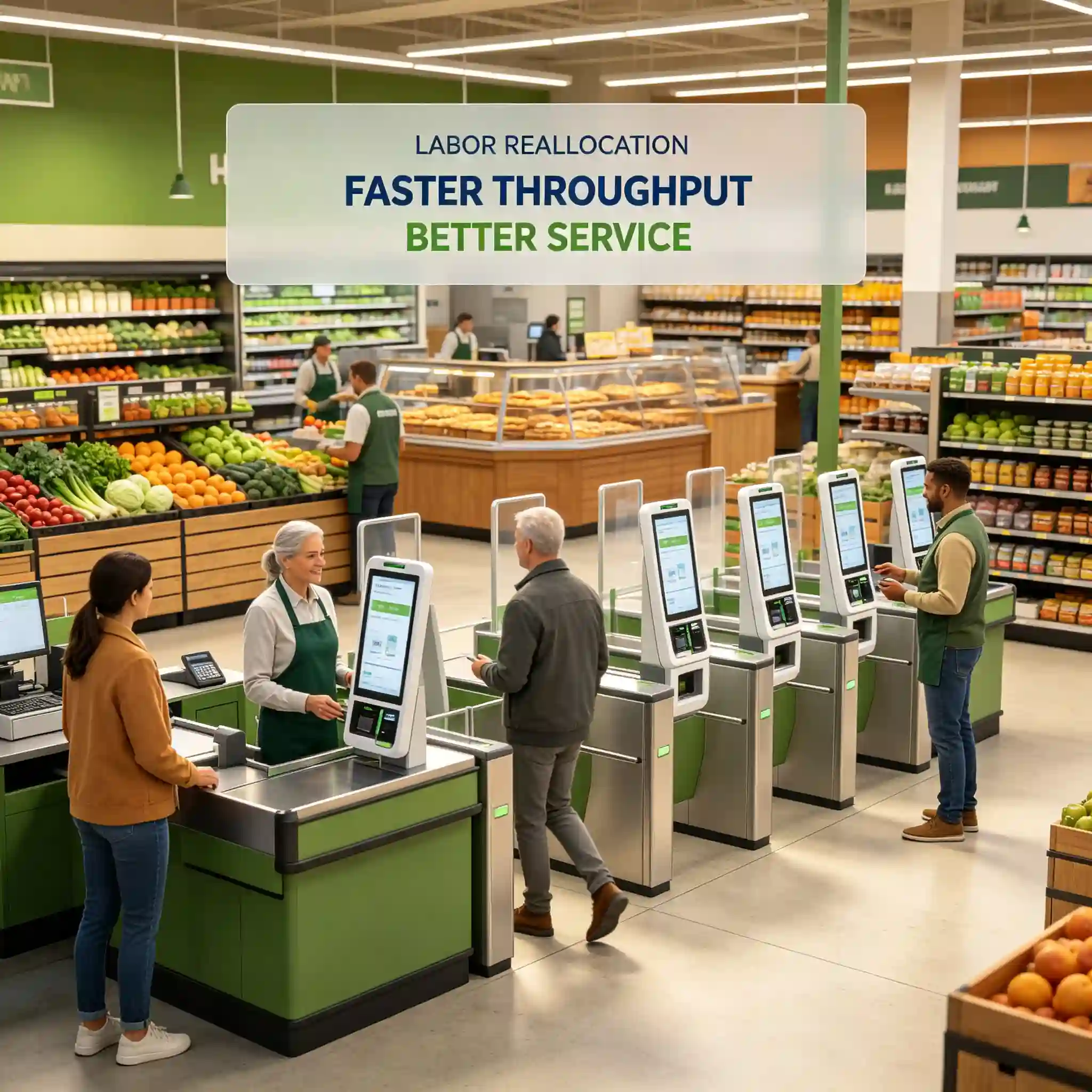 Supermarket Self-Checkout Kiosk Implementation Cases North America Guide