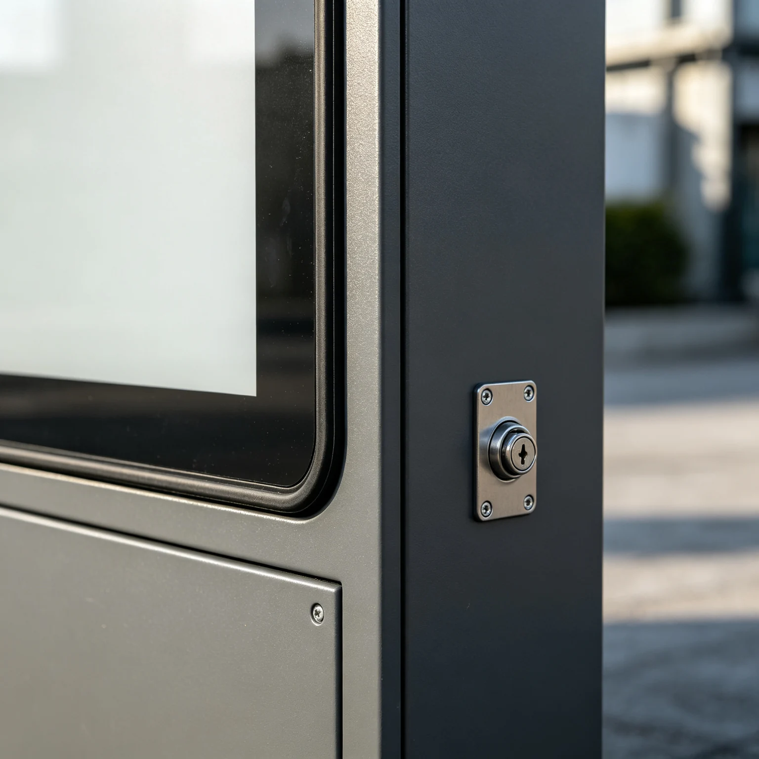 Weatherproof outdoor digital signage enclosure with IP-rated protection