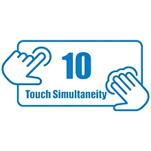 10 point touch simultaneity icon