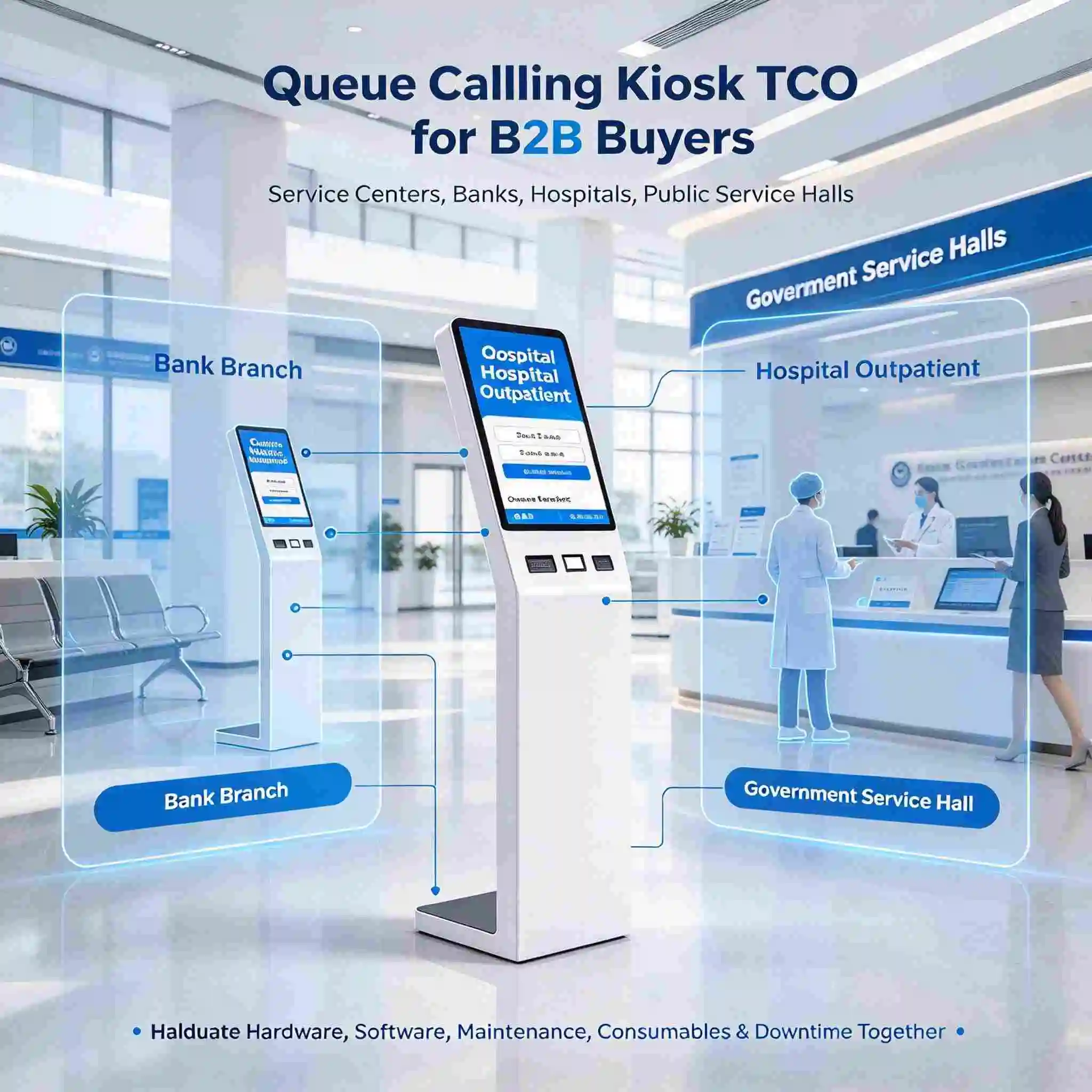 Queue Calling Kiosk TCO Analysis: Full Life Cycle Cost Guide for B2B Buyers