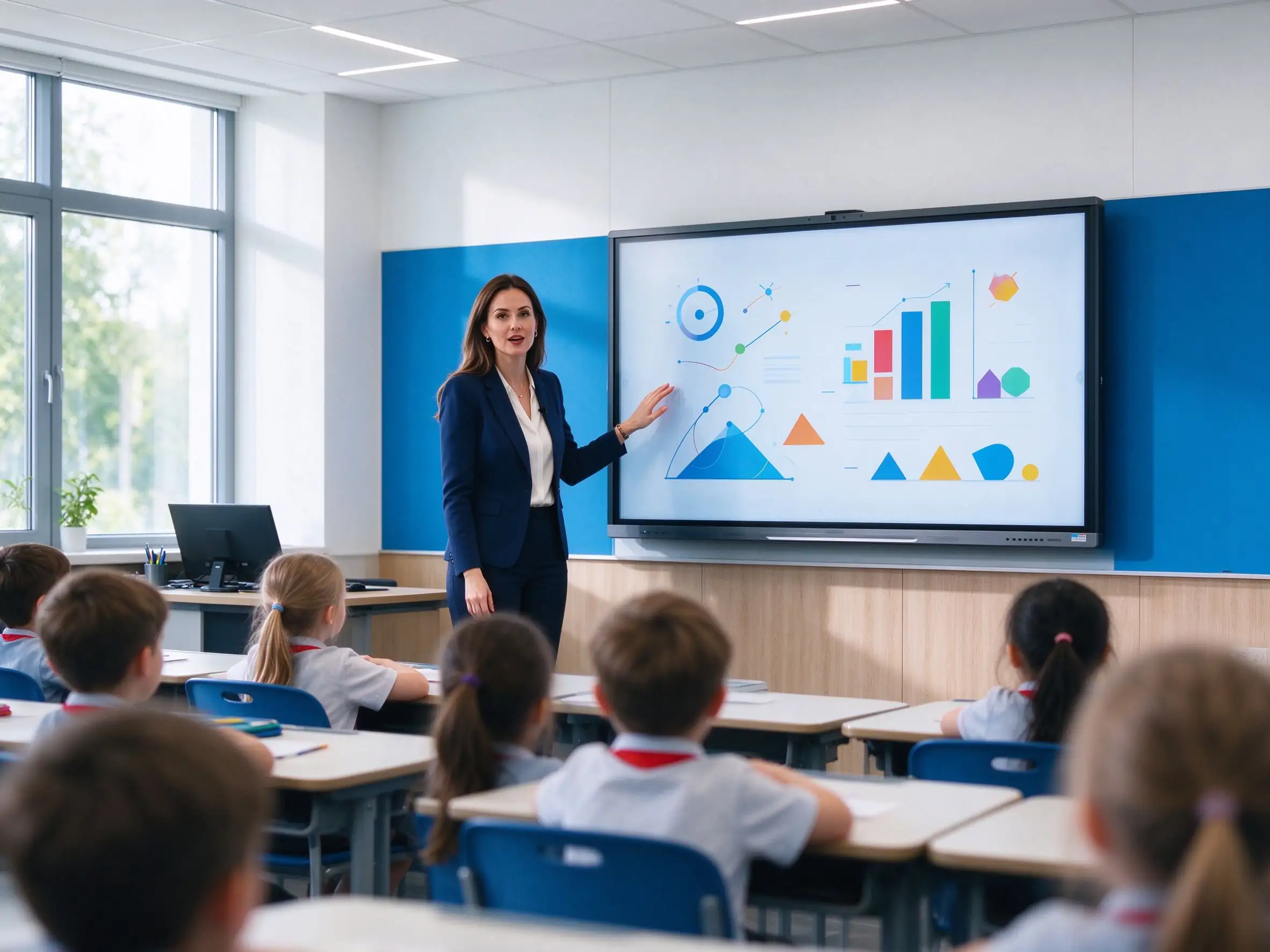 Education equipment distributor partnering with Qtenboard for smart classroom interactive display projects