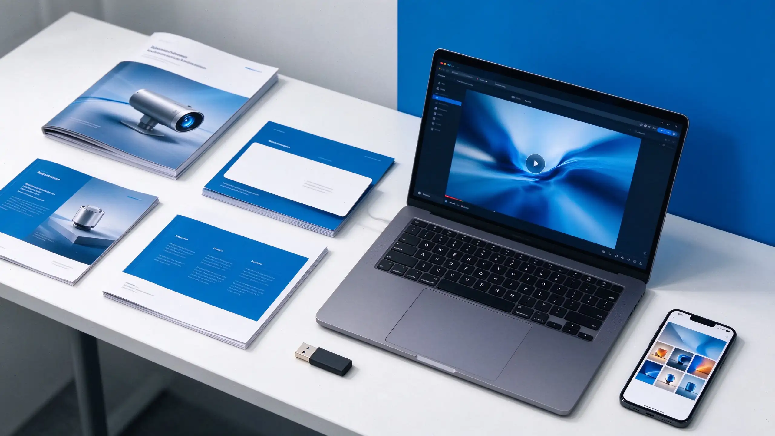 Qtenboard marketing and sales enablement materials for distributors including catalogs, videos and presentation templates