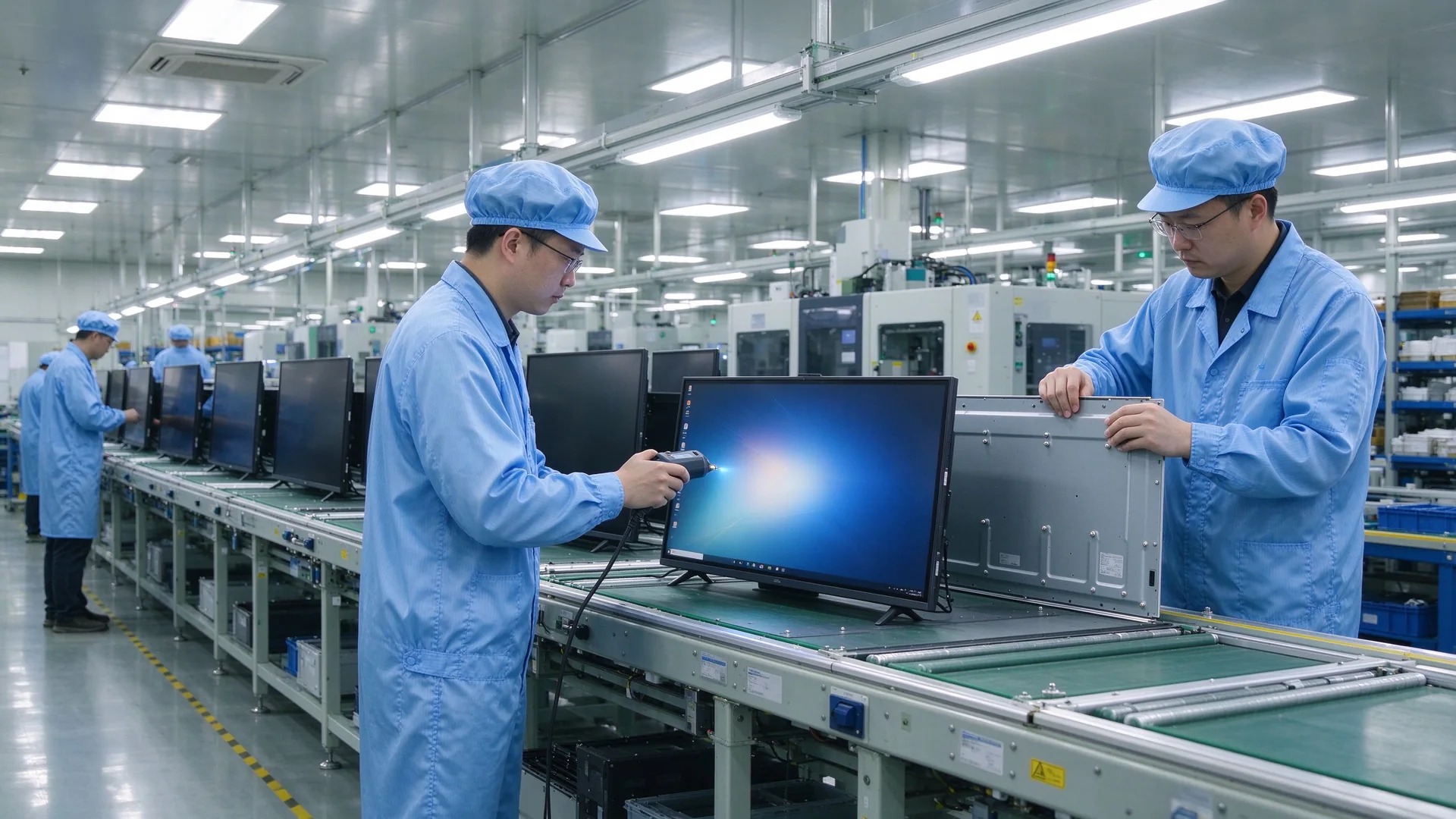 Qtenboard meeting display factory line