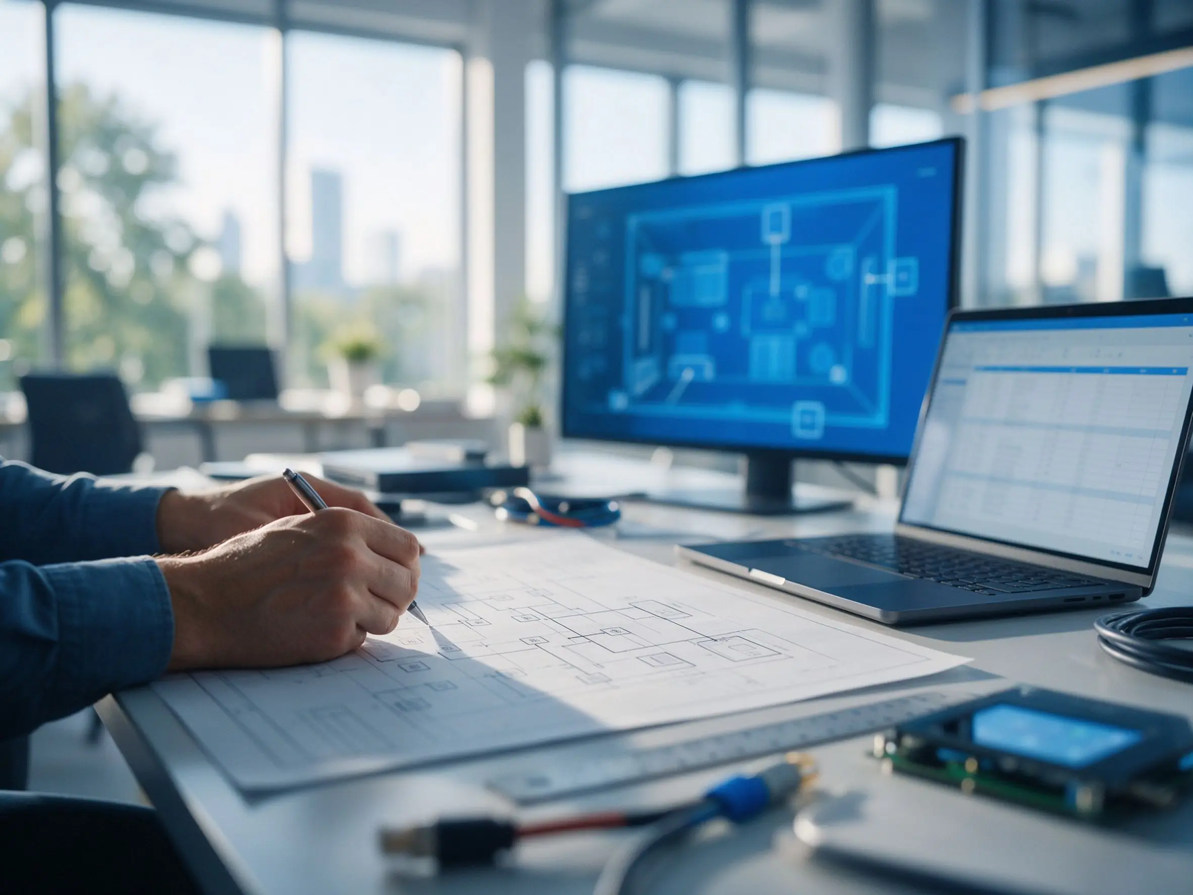 Qtenboard pre-sales solution design for partners including BOM, quotation and AV connection diagrams