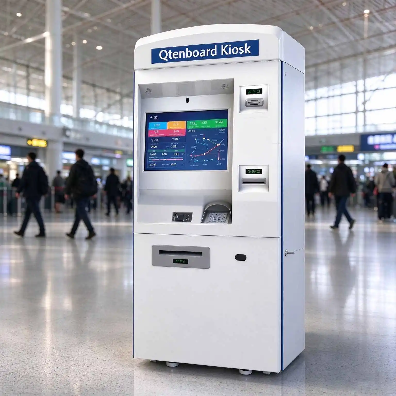 Transportation Hub Self-Service Terminal Station & Airport Kiosk Hardware for OEM/ODM