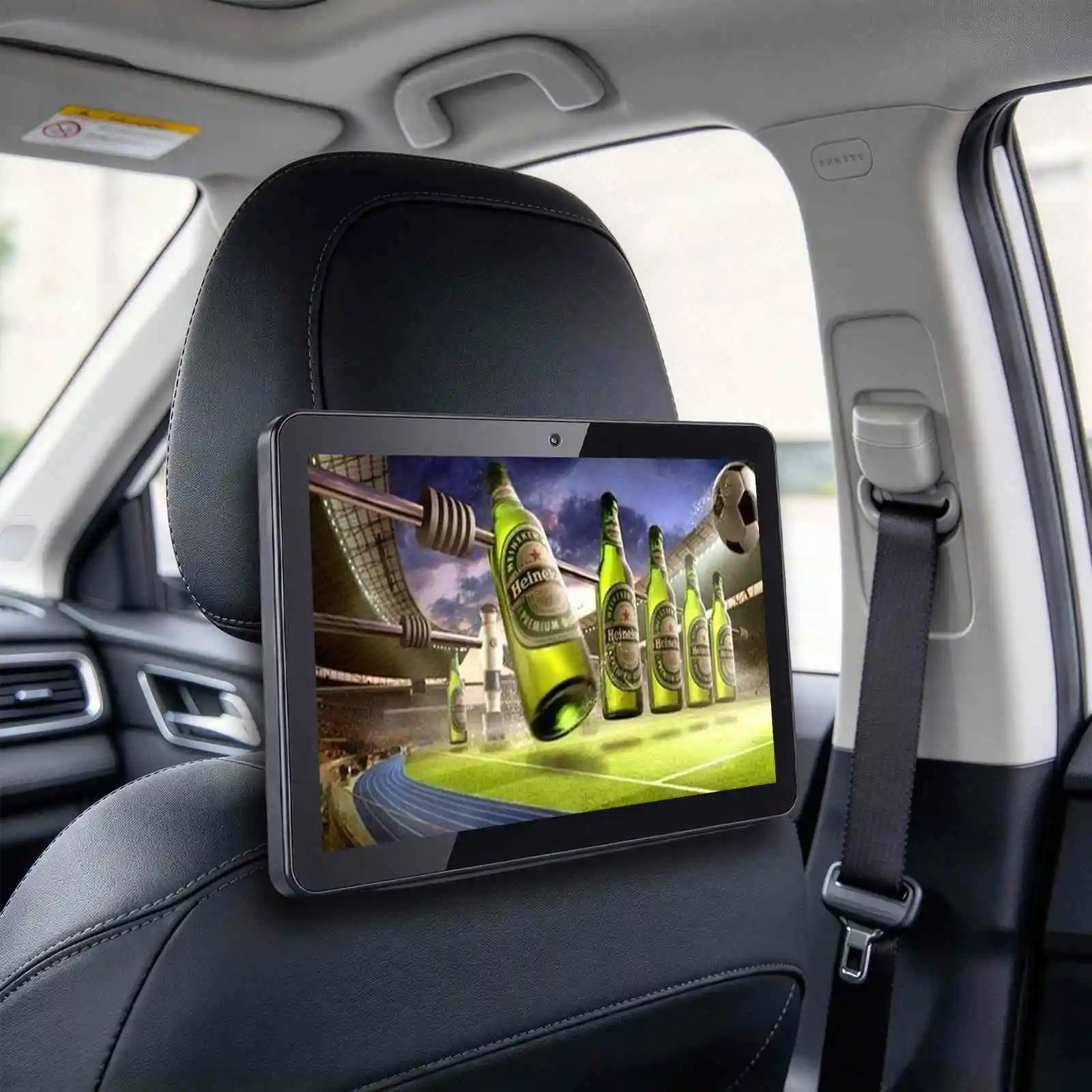 Step4: Mount Qtenboard taxi advertising screen
