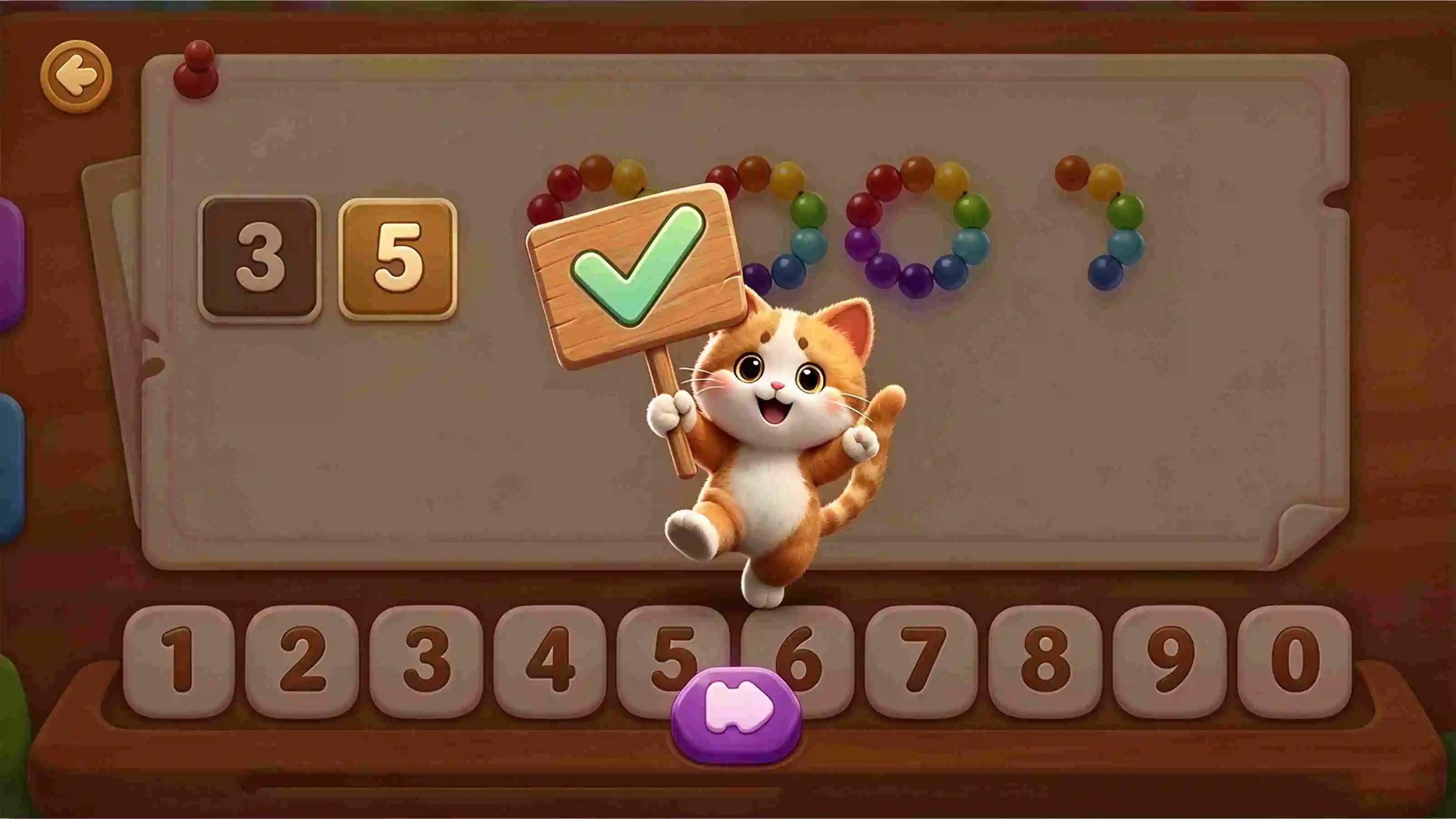 Qtenboard number counting math game for children
