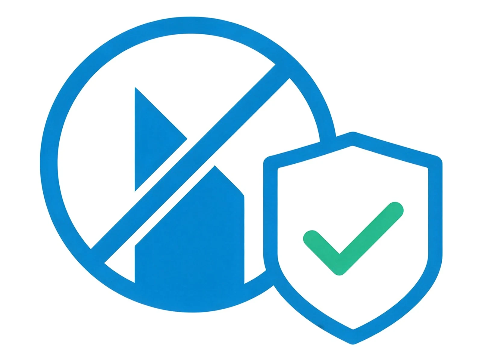 no exposed dangerous parts icon