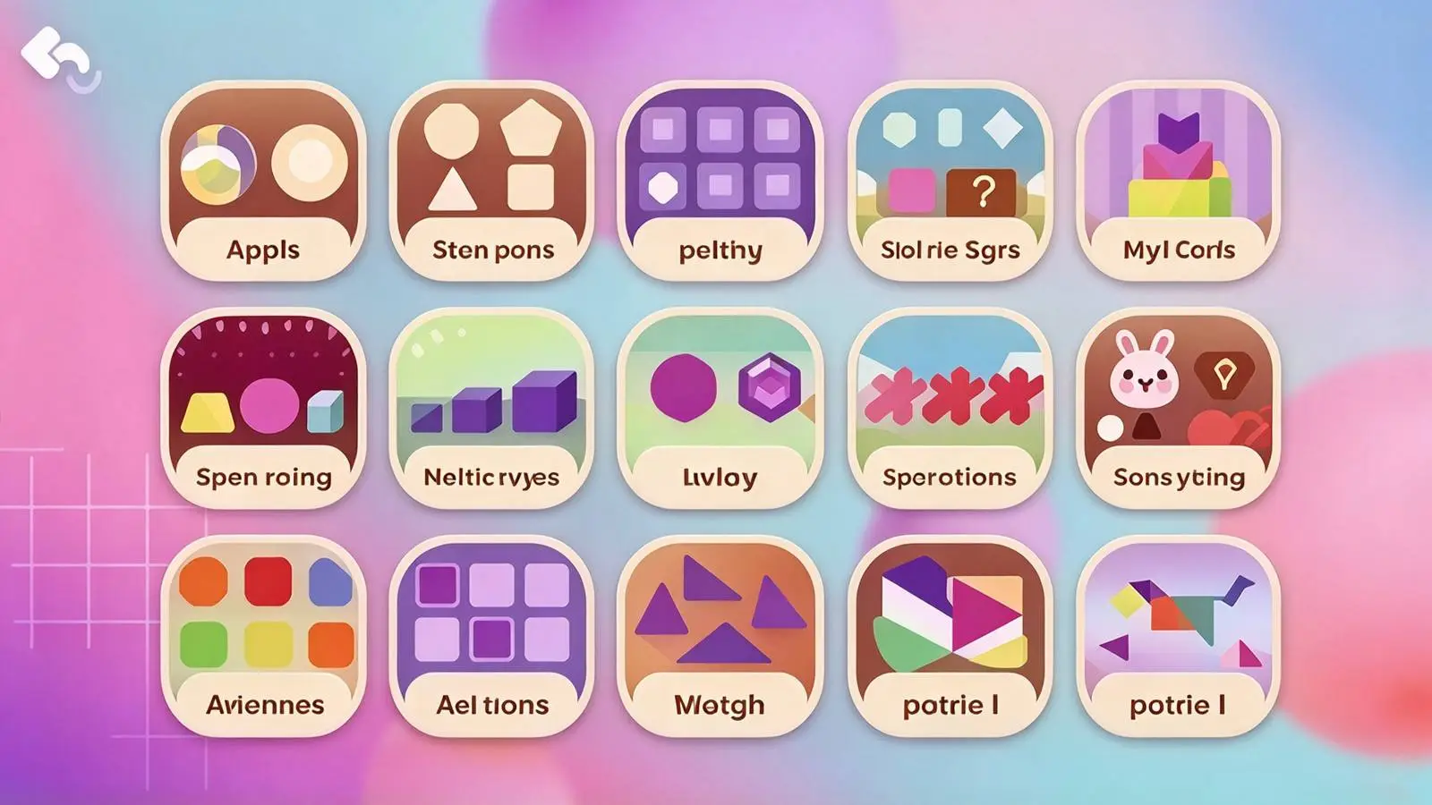 Qtenboard shape matching puzzle game for toddlers