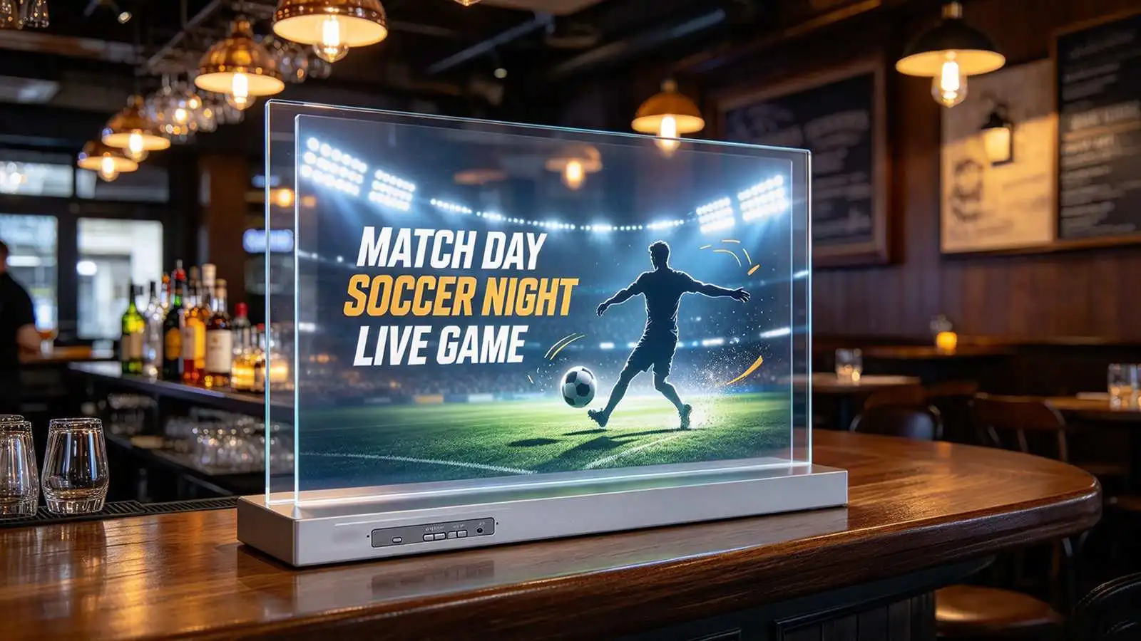 transparent oled sports case showcase qtenboard