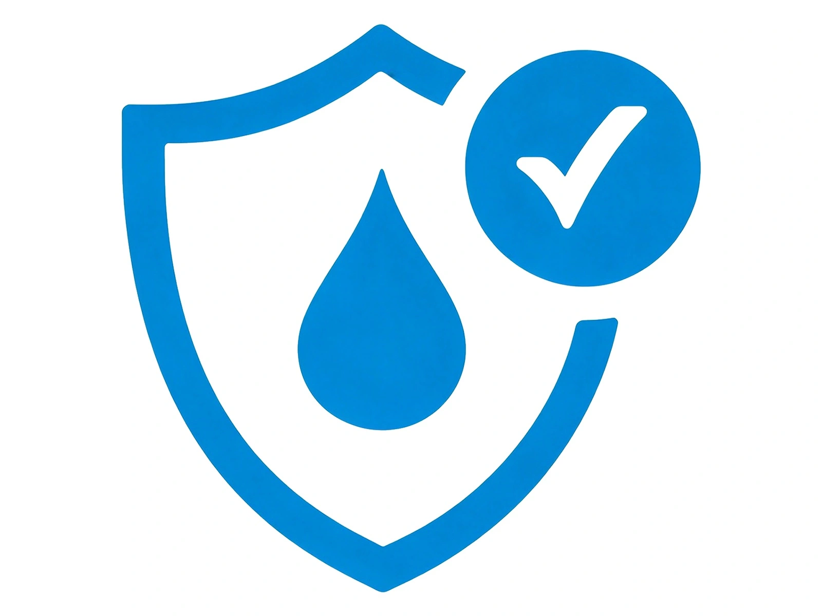 water proof safety shield icon
